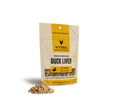 Vital Essentials Freeze Dried Cat Treats Duck Liver 0.9oz