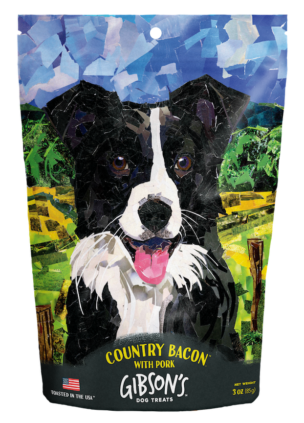 Gibsons Country Bacon Pork Jerky Treats 3oz