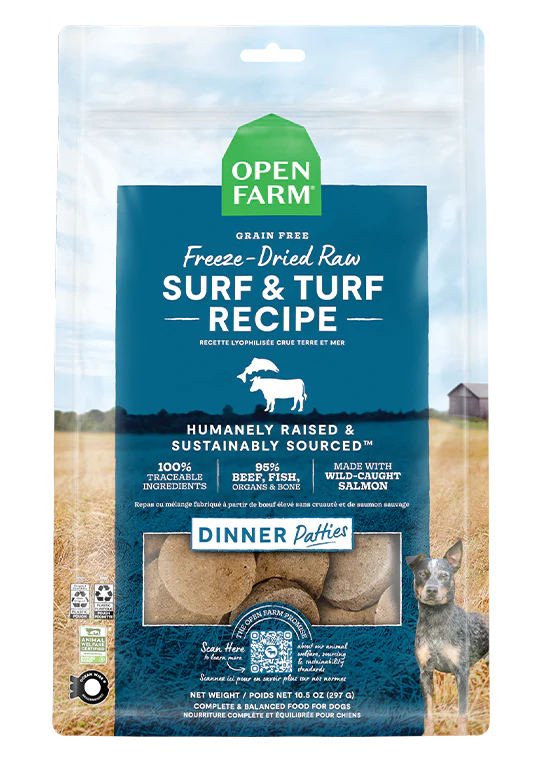 Open Farm Freeze Dried Surf & Turf Patties