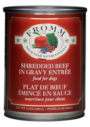 Fromm Canned Dog Food Shredded Beef 12oz