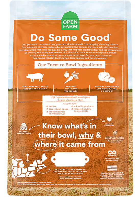 Open Farm Grain Free Pork