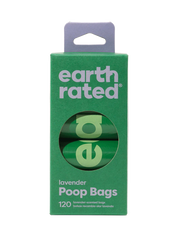 Earth Rated Poop Bags Lavender Scented 8 Roll 120ct