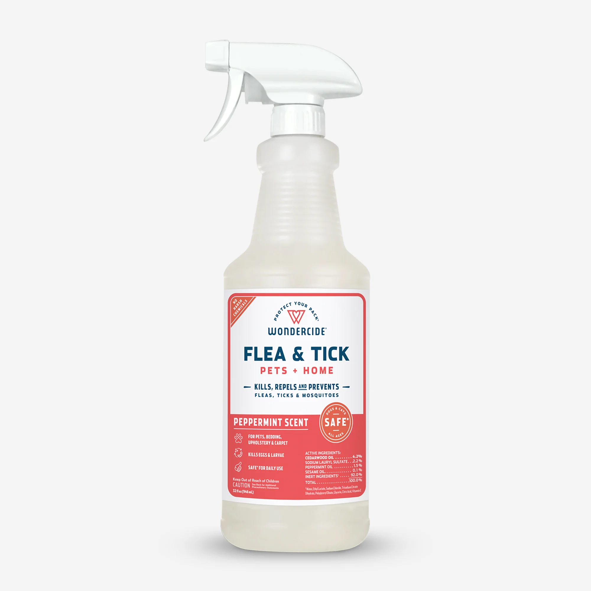 Wondercide Flea & Tick Spray Peppermint 16oz