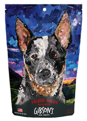 Gibsons Prairie Bacon With Bison Jerky Treats 3oz