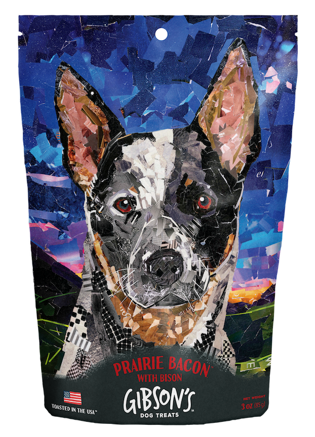 Gibsons Prairie Bacon With Bison Jerky Treats 3oz