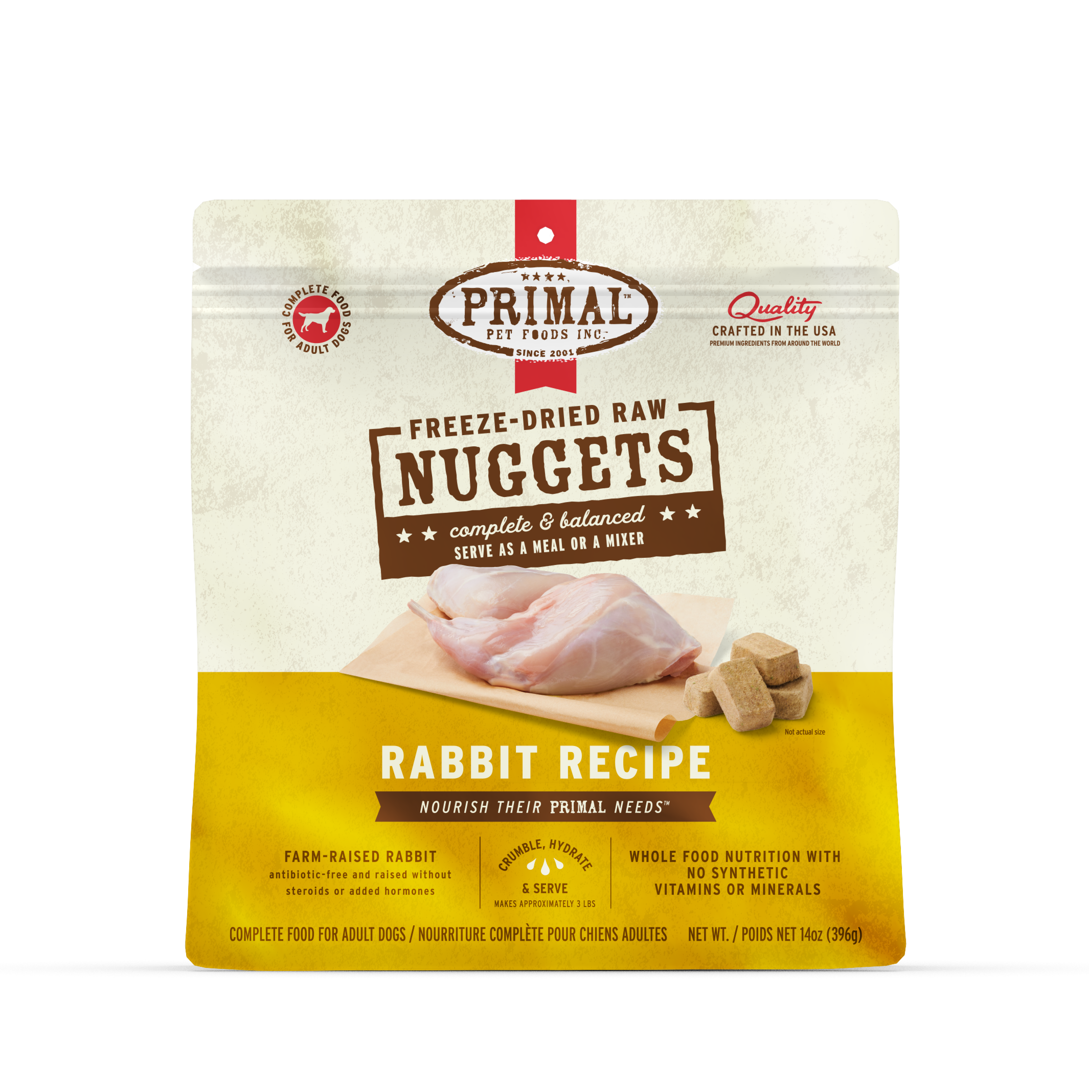 Primal Freeze Dried Dog Food Rabbit