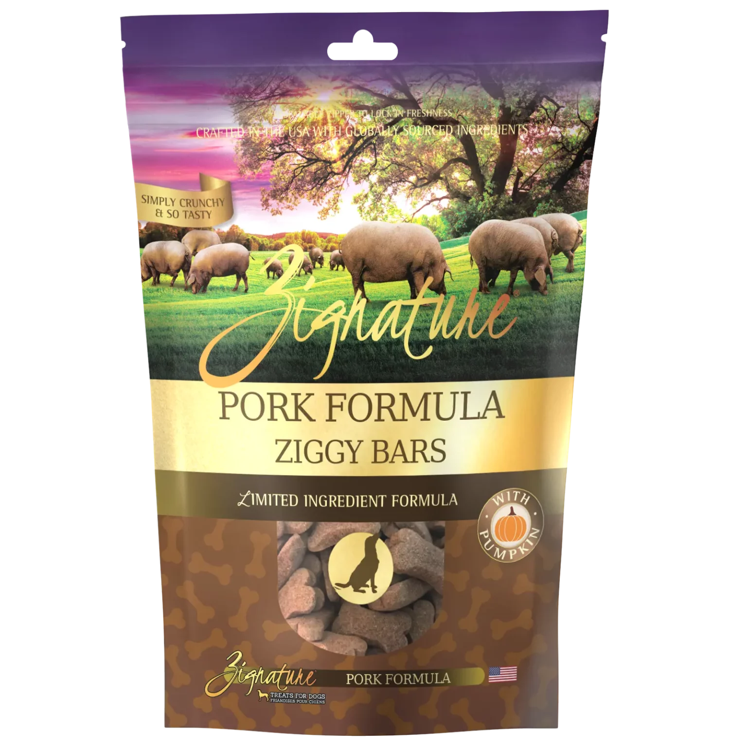 Zignature Ziggy Bars Pork 12oz