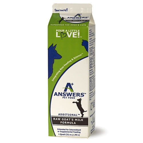 Answers Raw Goat Milk