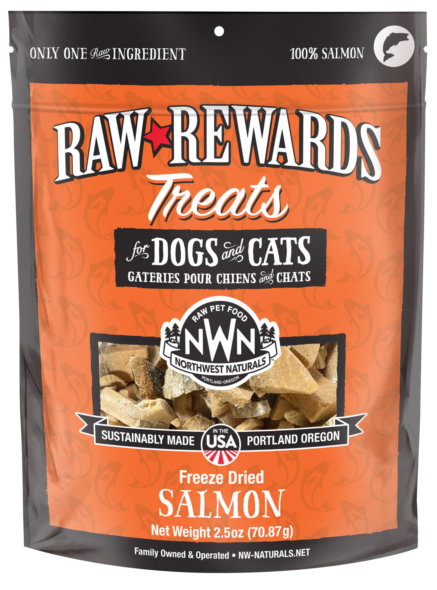 Northwest Naturals Freeze Dried Salmon Treats 2.5oz