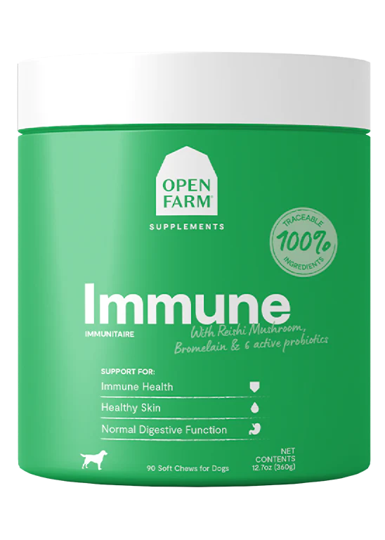 Open Farm Immune Supplement Chews 90 Count