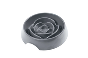 Messy Mutts Interactive Slow Feeder Gray