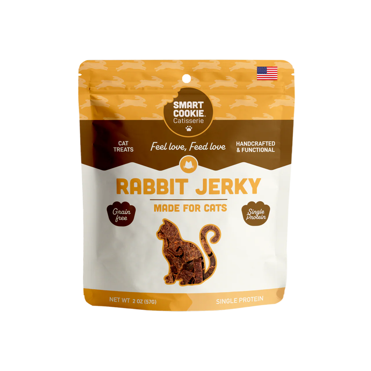 Smart Cookie Cat Rabbit Jerky 2oz