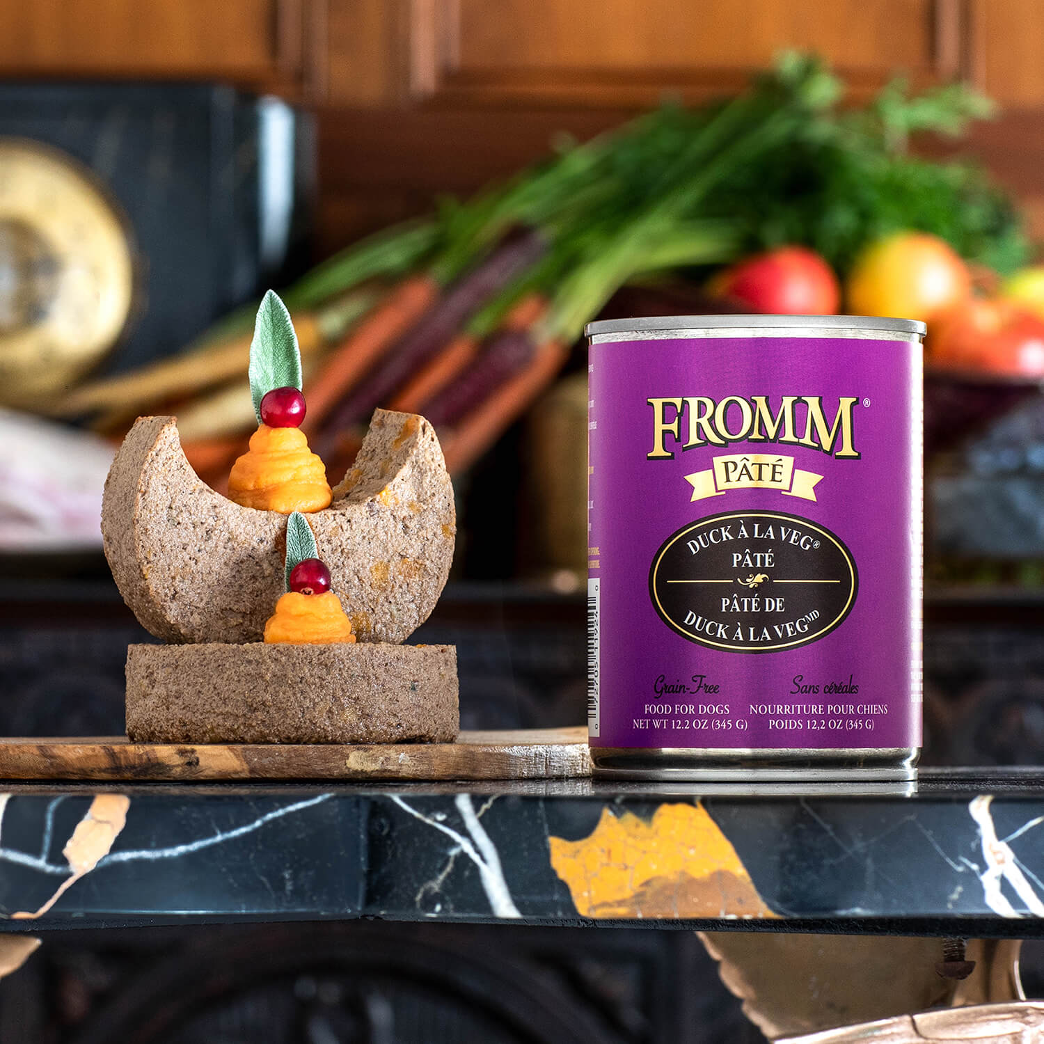 Fromm Canned Dog Food Duck A La Vegetable 12.2oz
