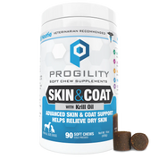 Nootie Progility Skin & Coat Supplement Soft Chews 90 Count