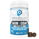 Nootie Progility Skin & Coat Supplement Soft Chews 90 Count