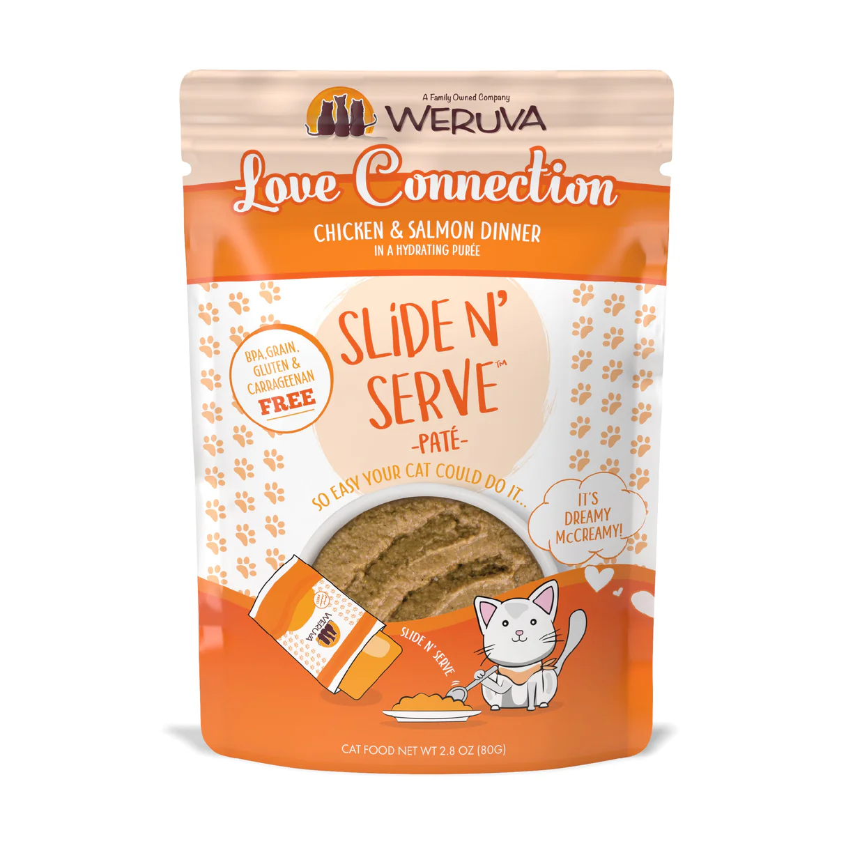 Weruva Cat Food Pouch Slide N' Serve Love Connection