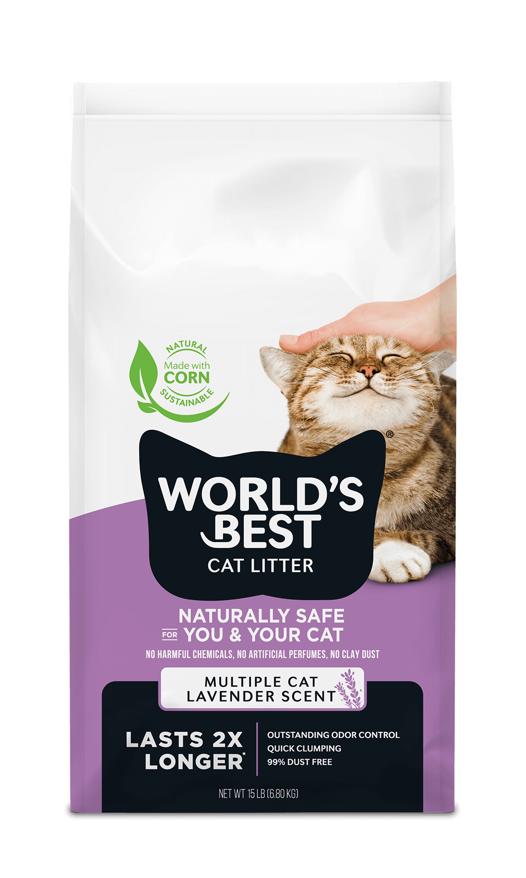 World's Best Cat Litter Multiple Cat  Lavender 28lb