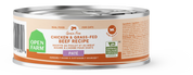 Open Farm Canned Cat Chicken & Grass Fed Beef Recipe Pate