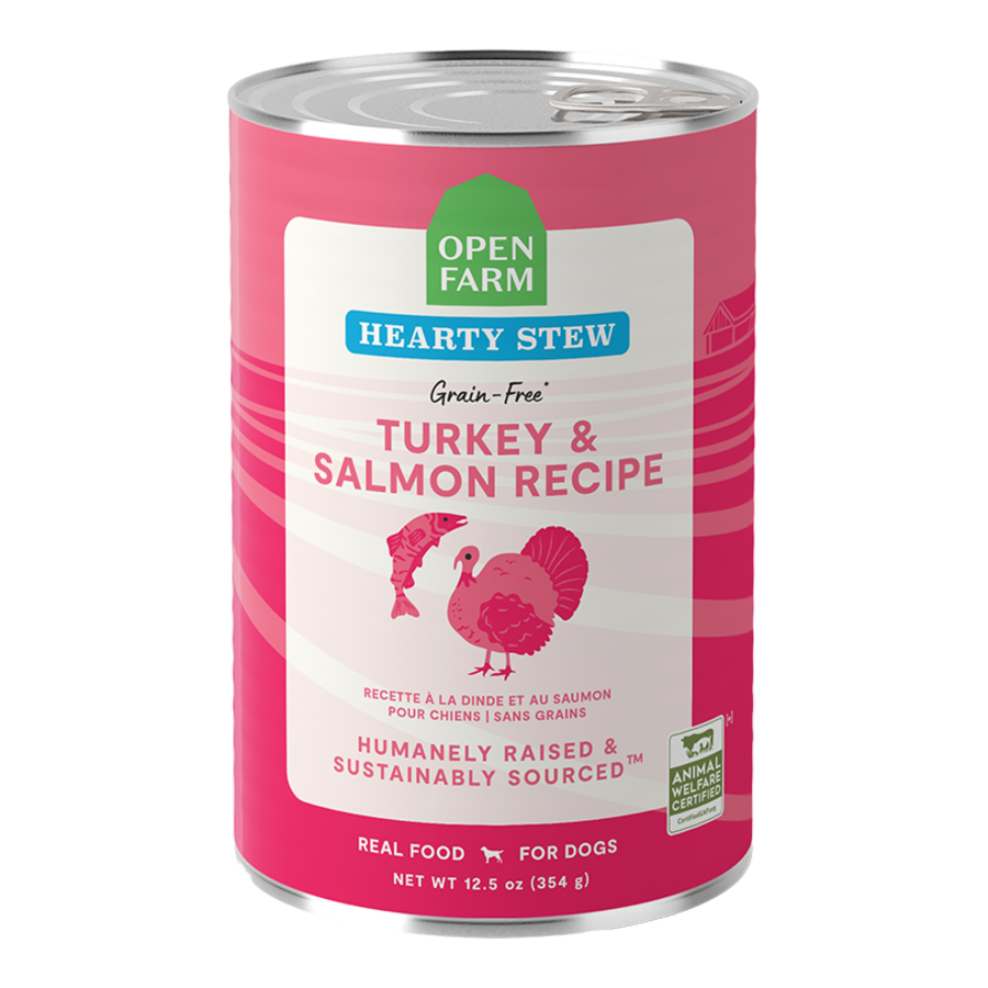 Open Farm Canned Turkey & Salmon Hearty Stew 12.5oz