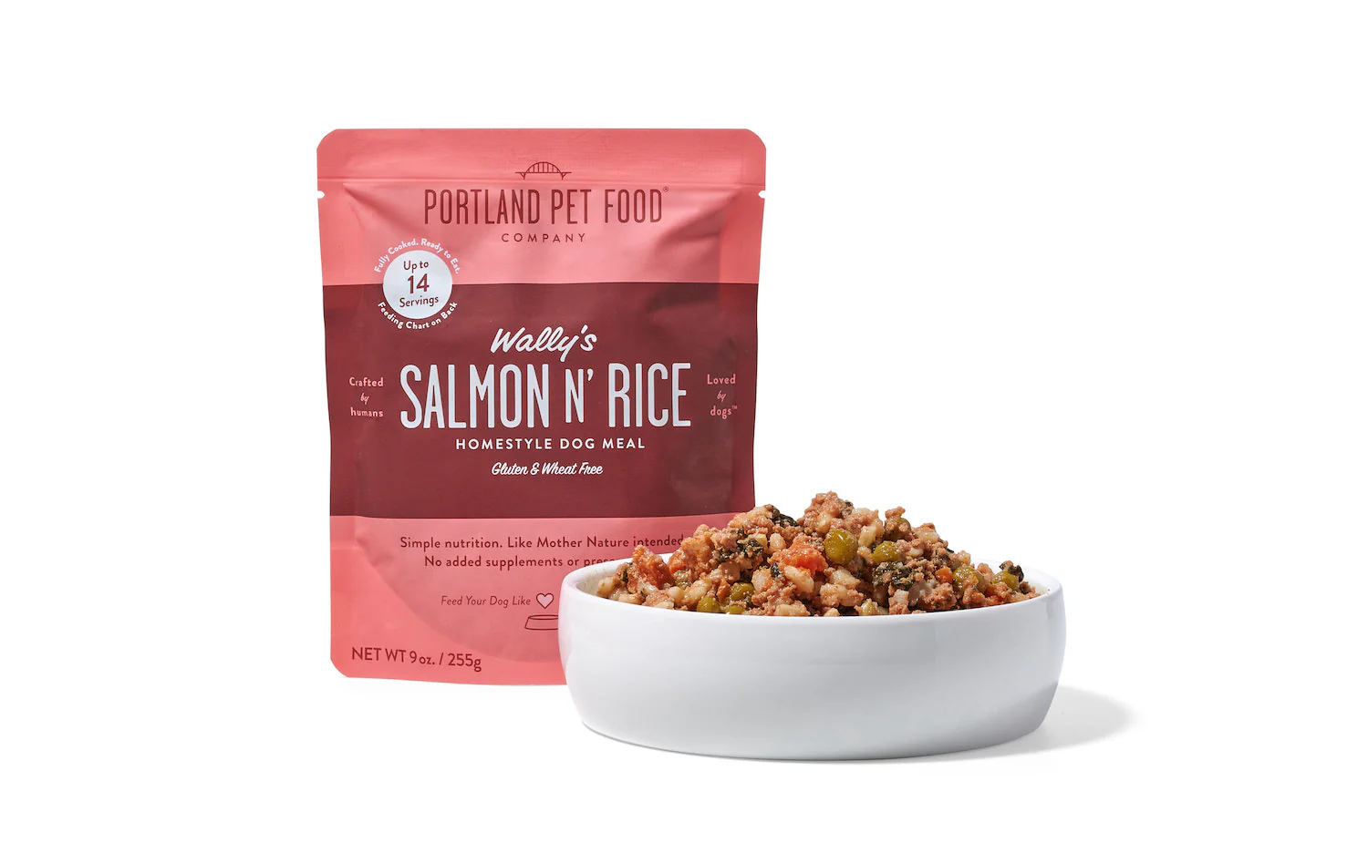 Portland Pet Salmon & Rice Pouch 9oz