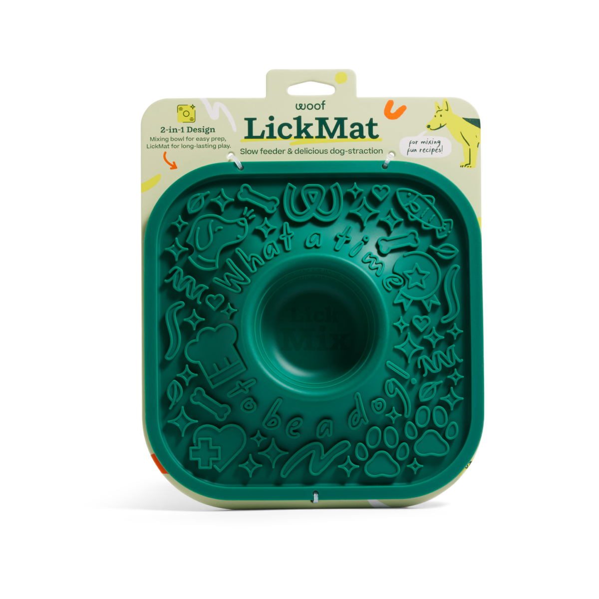 Woof LickMat Green