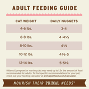 Primal Raw Cat Food Beef & Salmon Formula 3lb