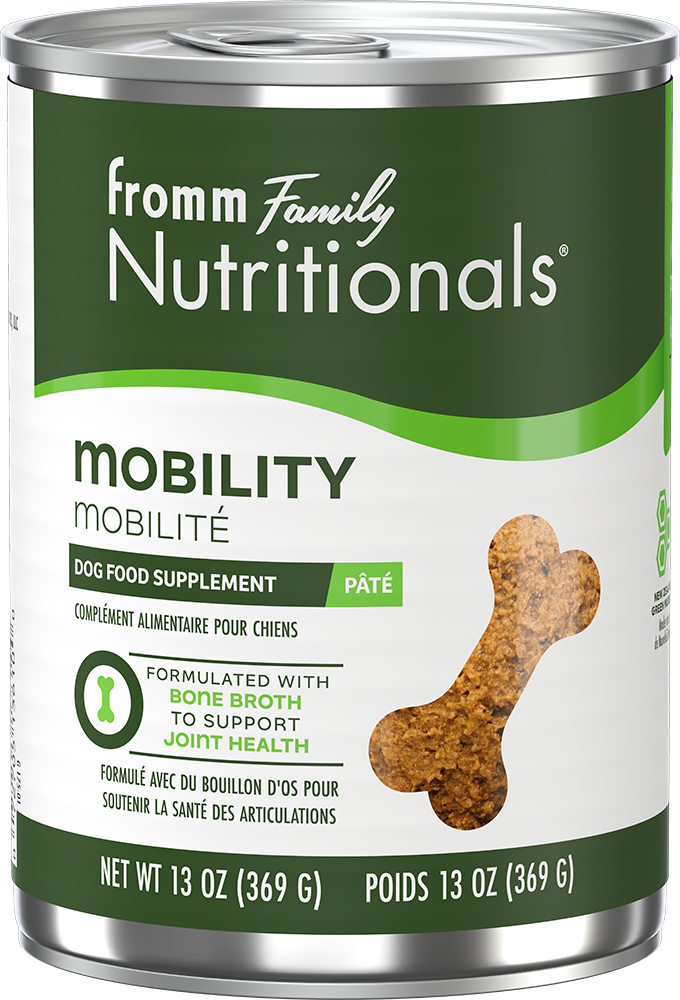 Fromm Canned Dog Food Nutritionals Mobility Supplement Pate 13oz