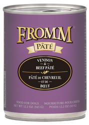 Fromm Canned Dog Food Venison & Beef 12oz