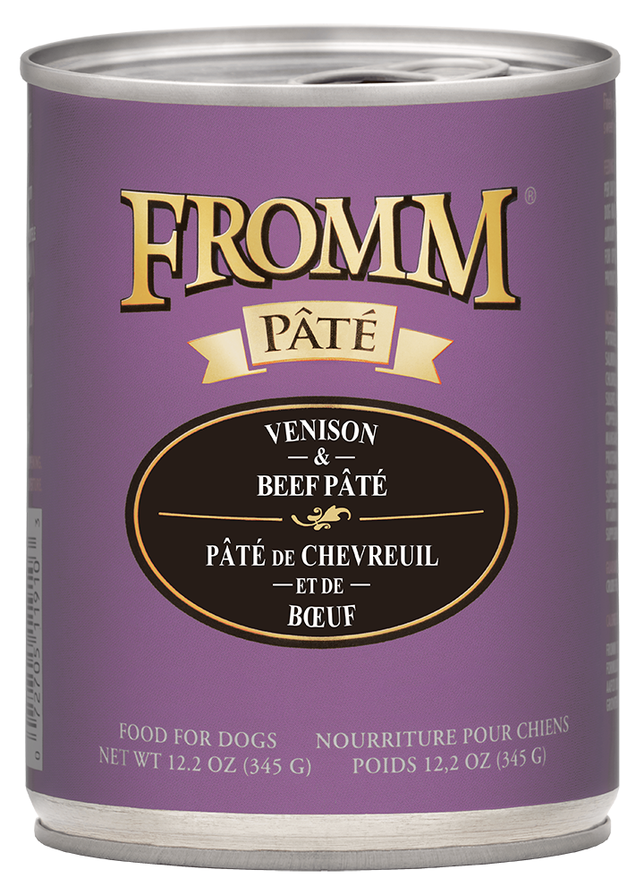 Fromm Canned Dog Food Venison & Beef 12oz