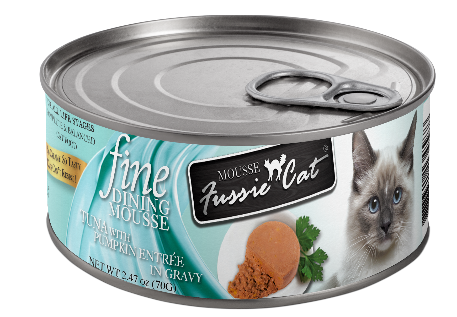 Fussie Cat Fine Dining Canned Tuna With Pumpkin Entree 2.47oz