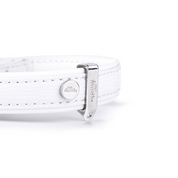 My Family Saint Tropez Dog Collar White 3/8 Inch Width