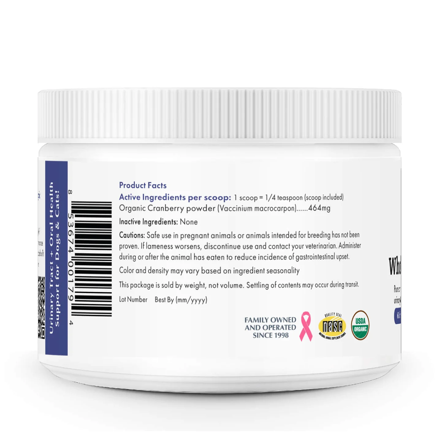 Wholistic Pet Organics Wholecran Intense 2oz