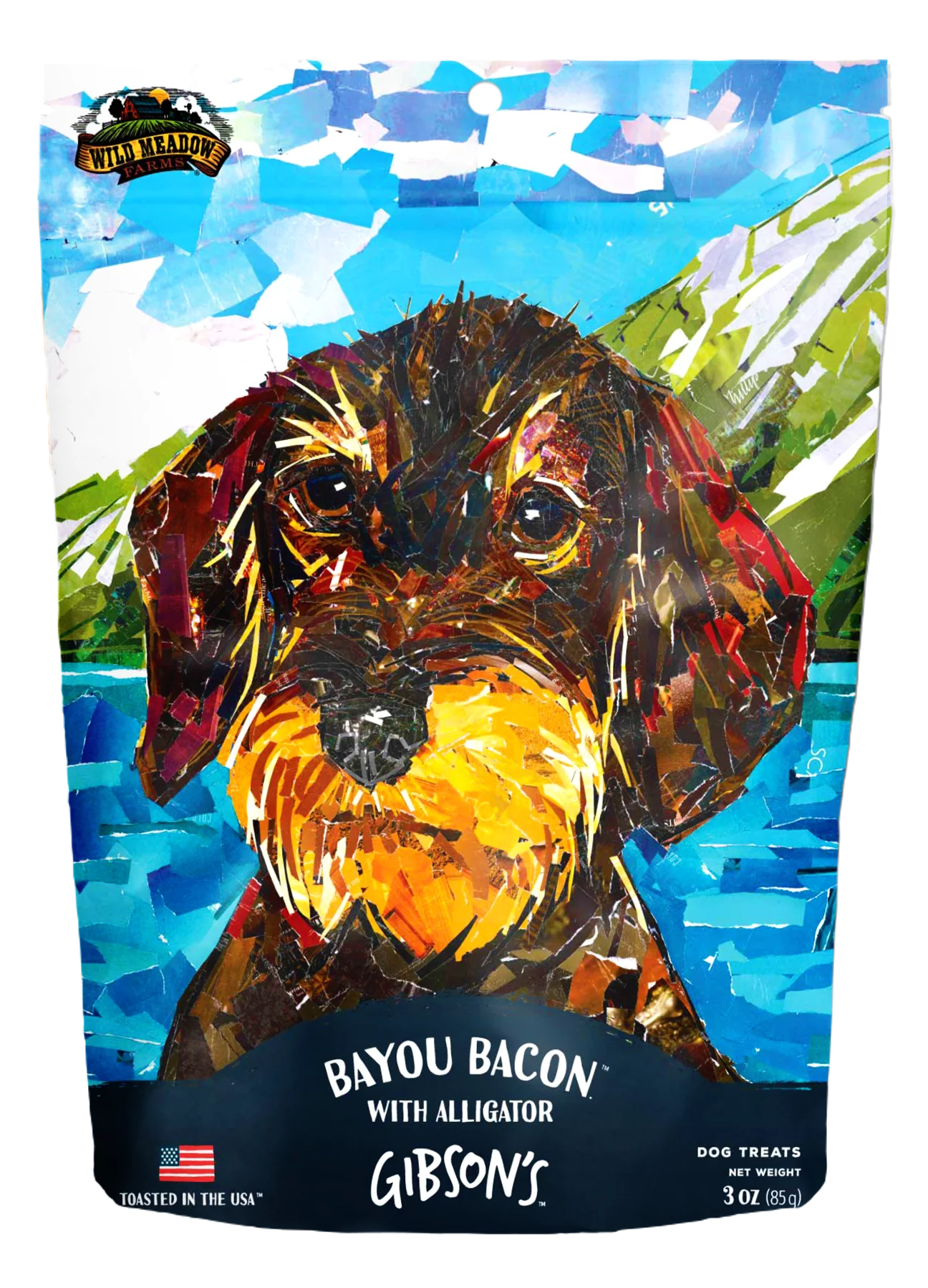 Gibsons Bayou Bacon With Alligator Jerky Treats 3oz