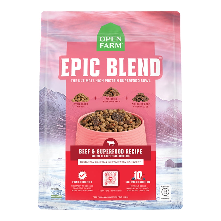 Open Farm Epic Blend Beef & Superfoods Dry Dog Food – RedRidge Pet