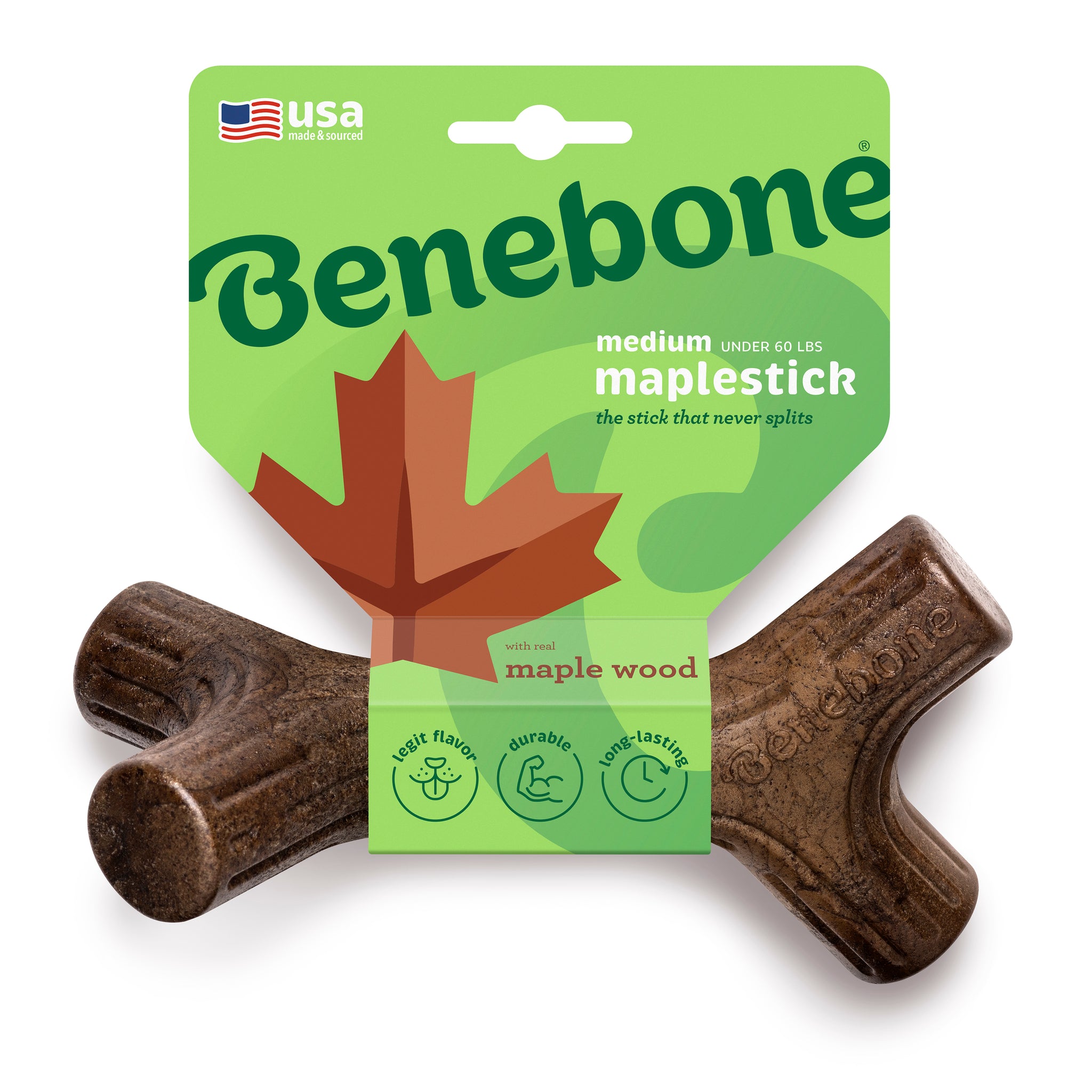 Benebone Dog Chew Stick Maple Wood
