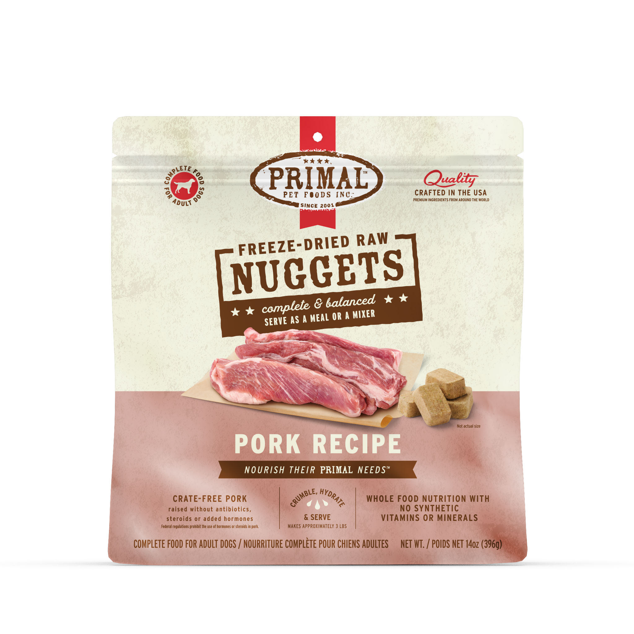 Primal Freeze Dried Dog Food Pork