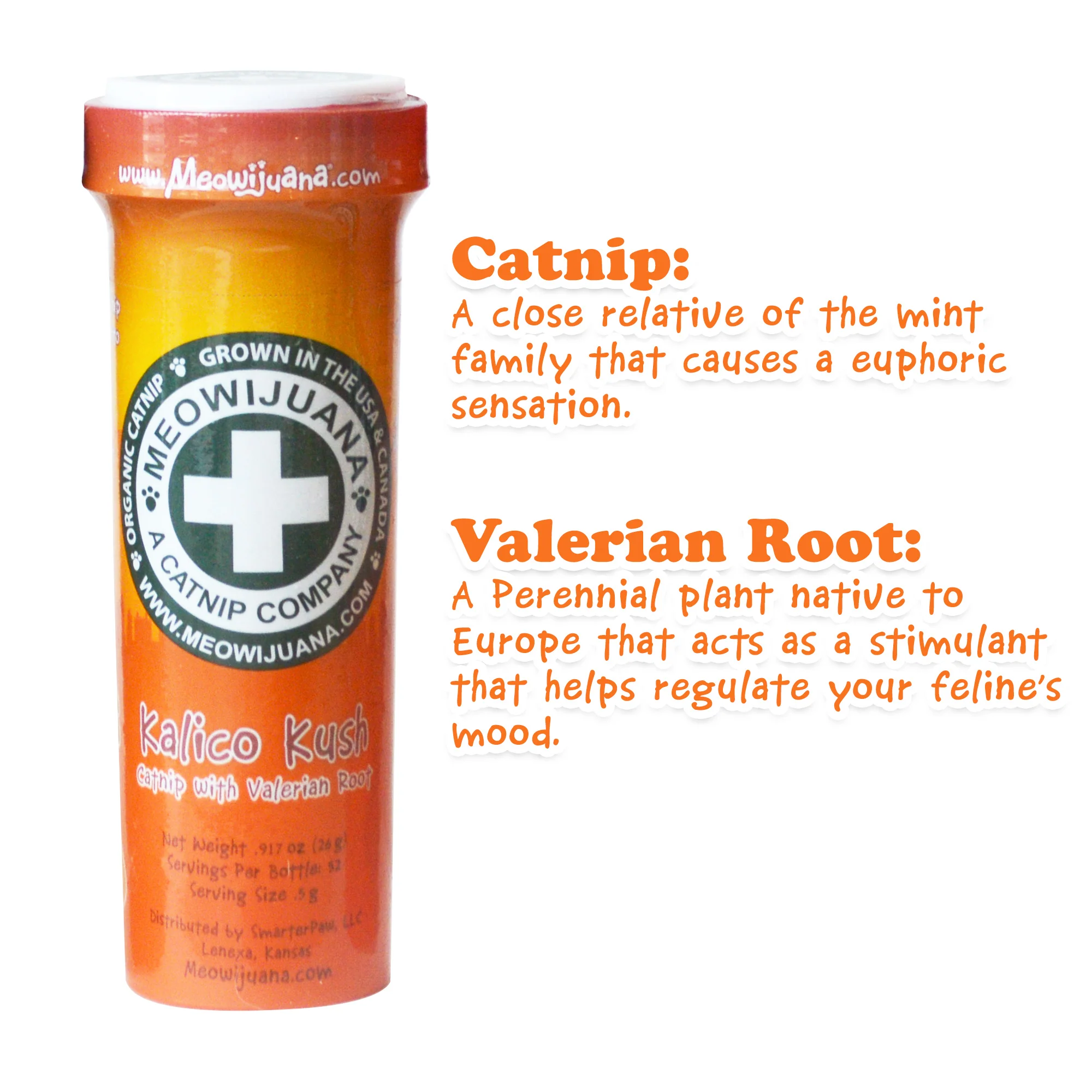 Meowijuana Catnip Kalico Kush Valerian Root Blend