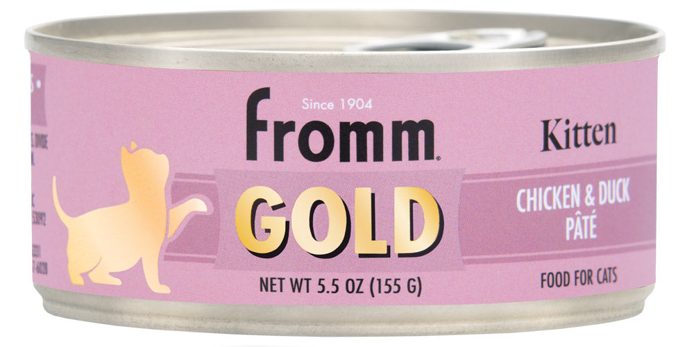 Fromm Canned Cat Food Gold Kitten Pate 5.5oz