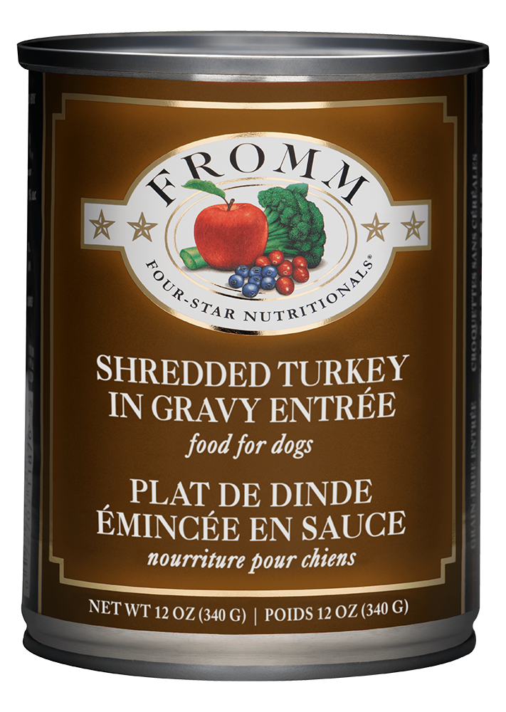 Fromm Canned Dog Food Shredded Turkey 12oz