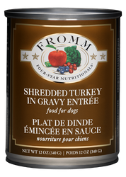 Fromm Canned Dog Food Shredded Turkey 12oz
