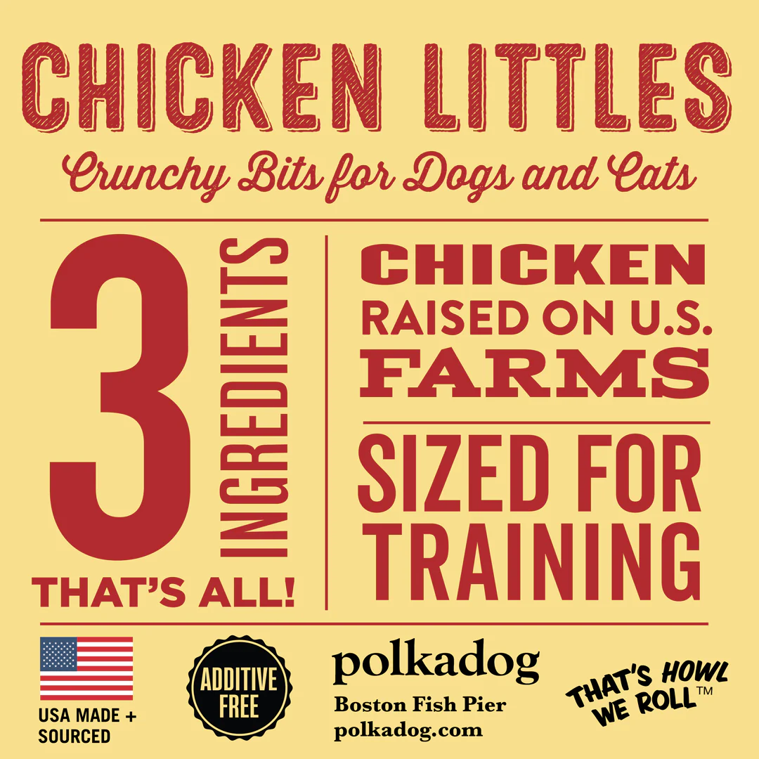 Polkadog Chicken Littles Training Bits 2oz