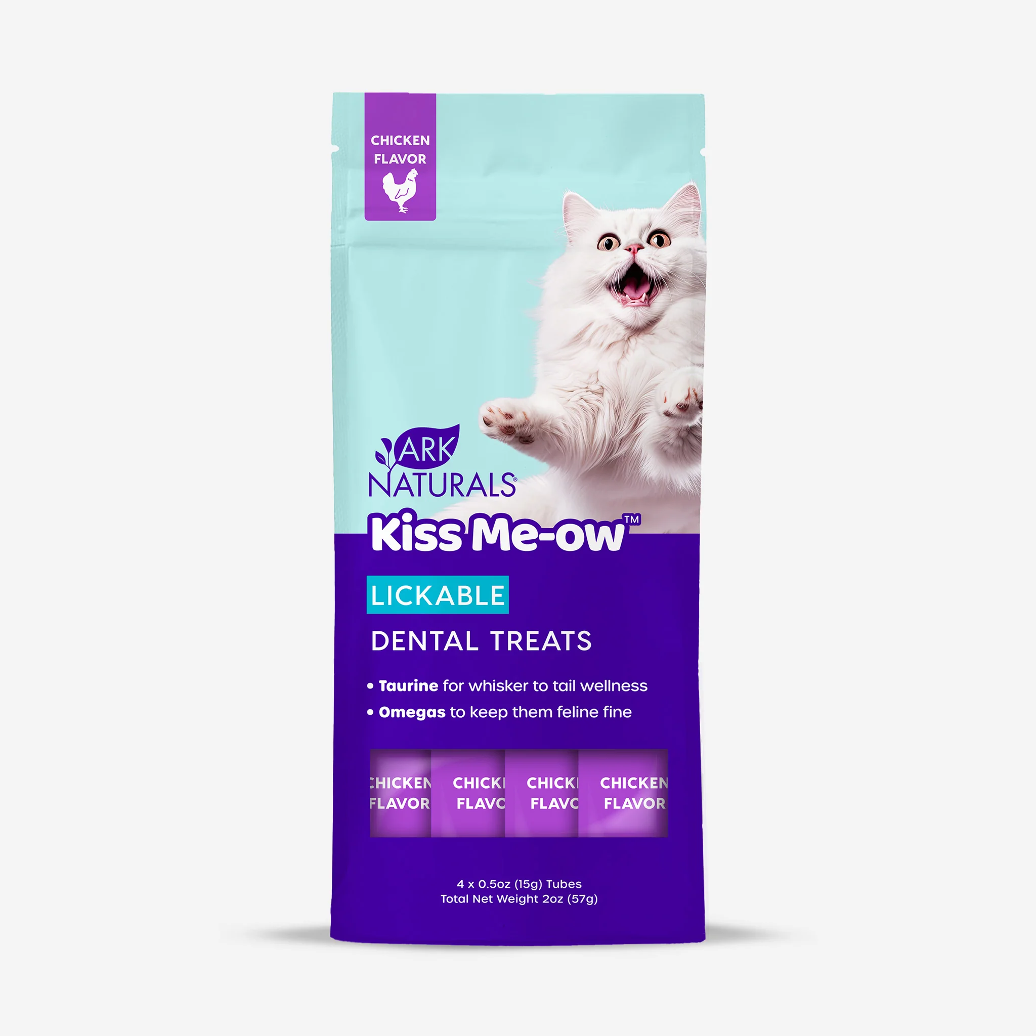 Ark Naturals Kiss Me-Ow Lickable Chicken 2oz