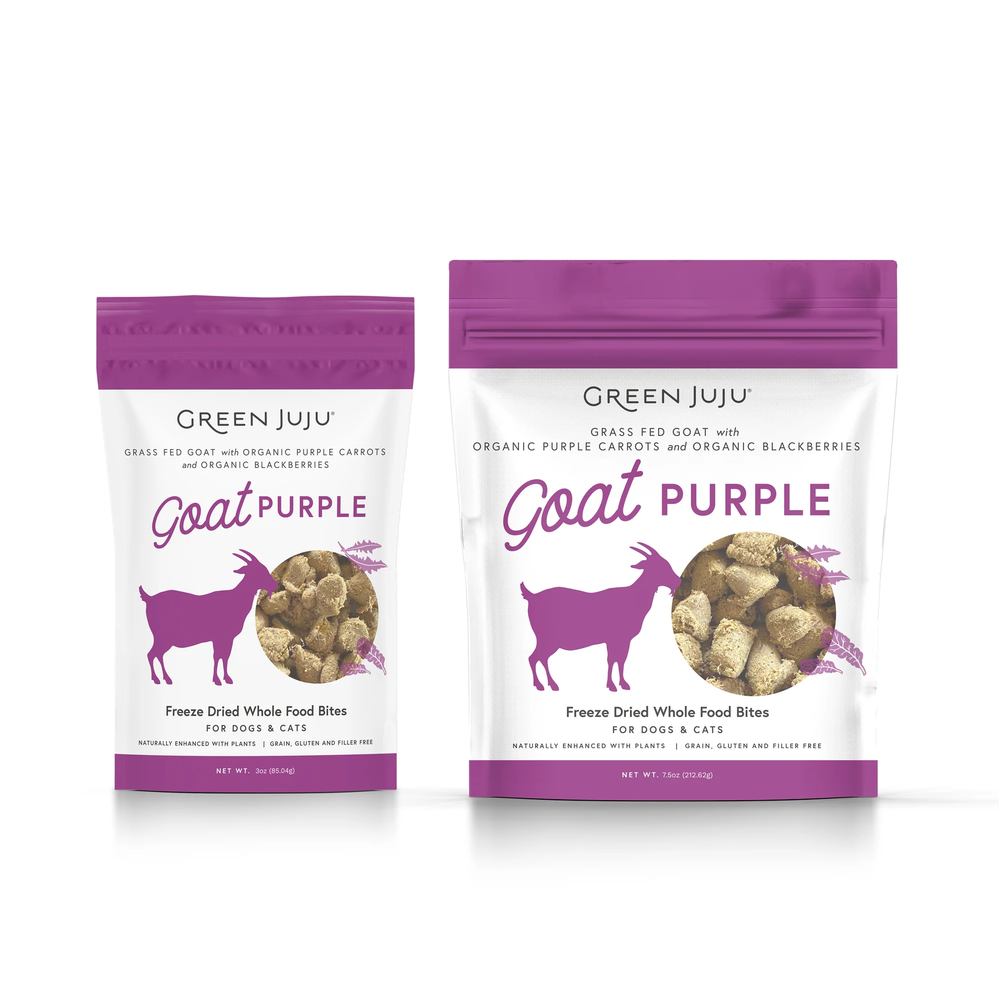 Green Juju Freeze Dried Goat Purple Whole Food Bites