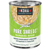 Koha Canned Dog Food Pure Shreds Chicken & Duck 12.5oz