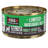 Koha Canned Cat Food Limited Ingredient Diet Turkey Pate
