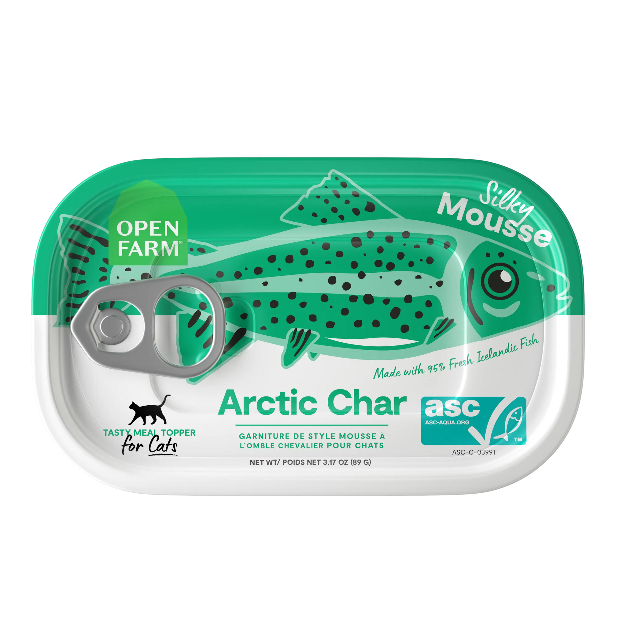 Open Farm Canned Cat  Topper Artic Char 3.17oz