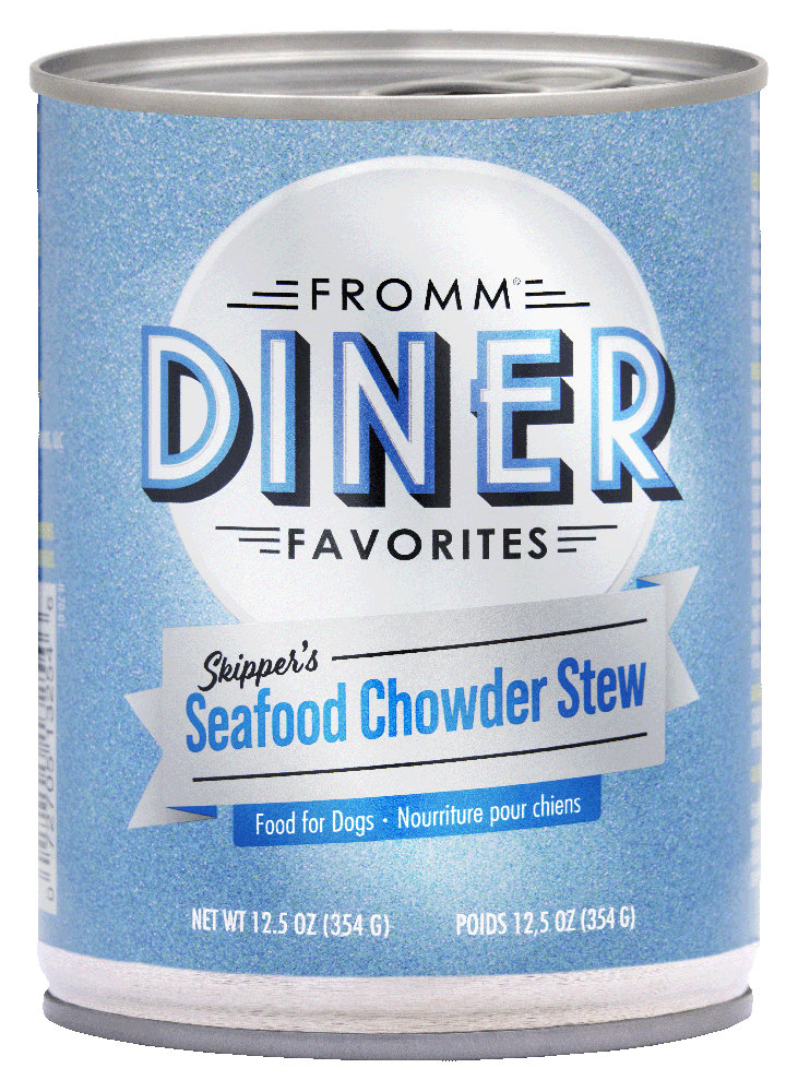 Fromm Canned Dog Food Skippers Seafood Chowder Stew 12oz