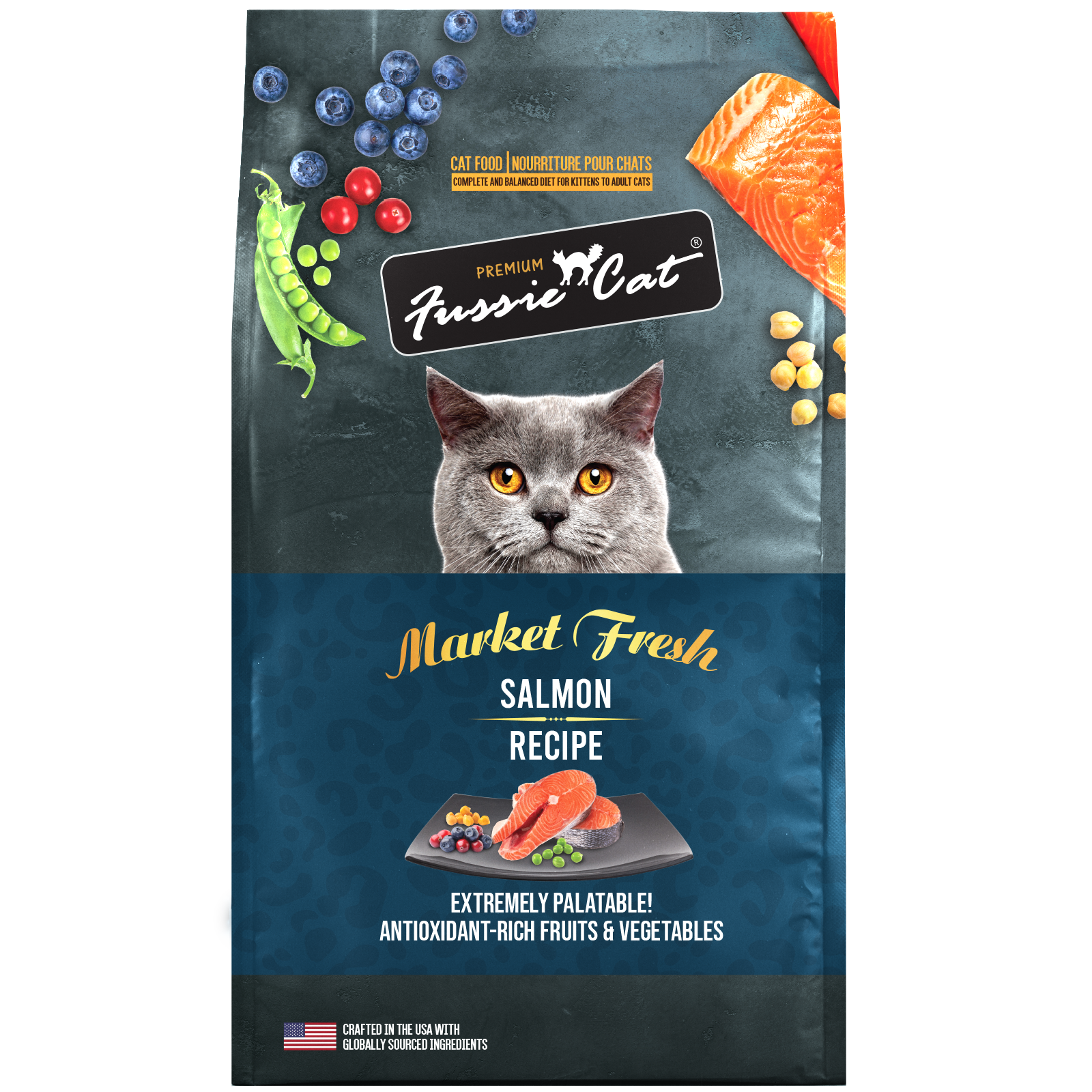 Fussie Cat Salmon Dry Food
