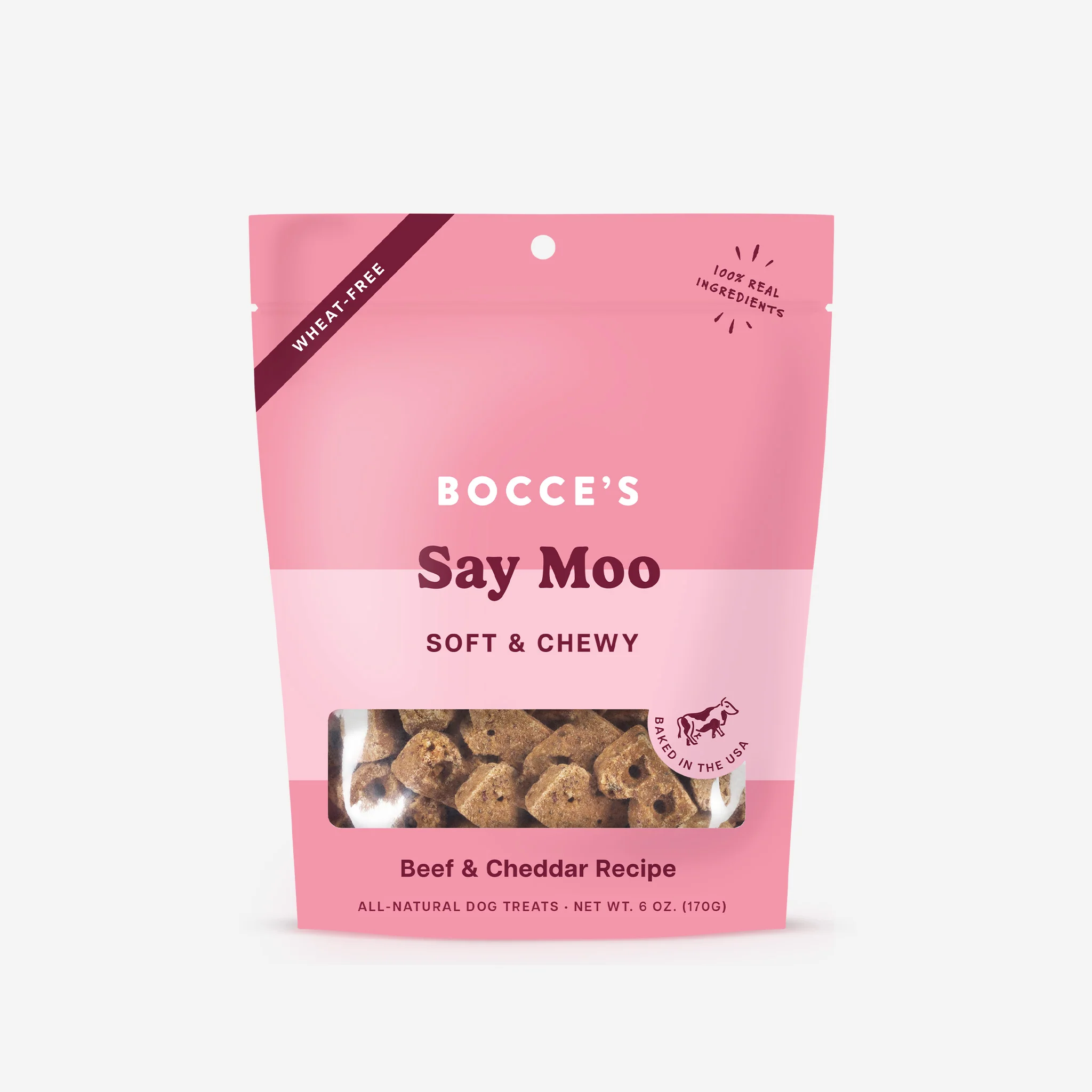 Bocce's Soft & Chewy Say Moo Recipe 6oz