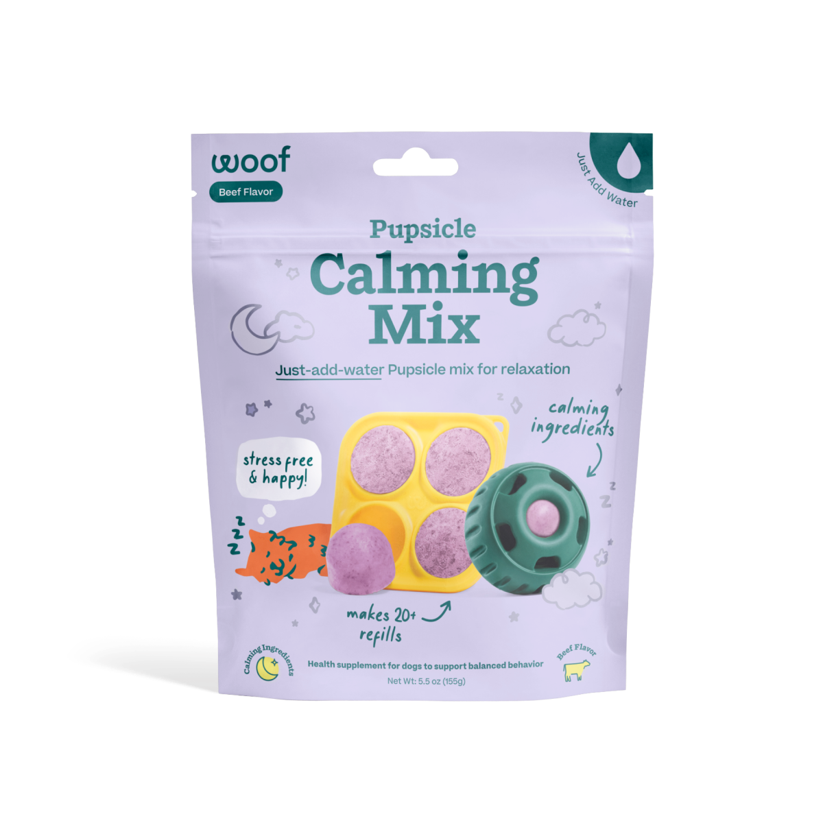 Woof Pupsicle Treat Mix Calming 5.5oz